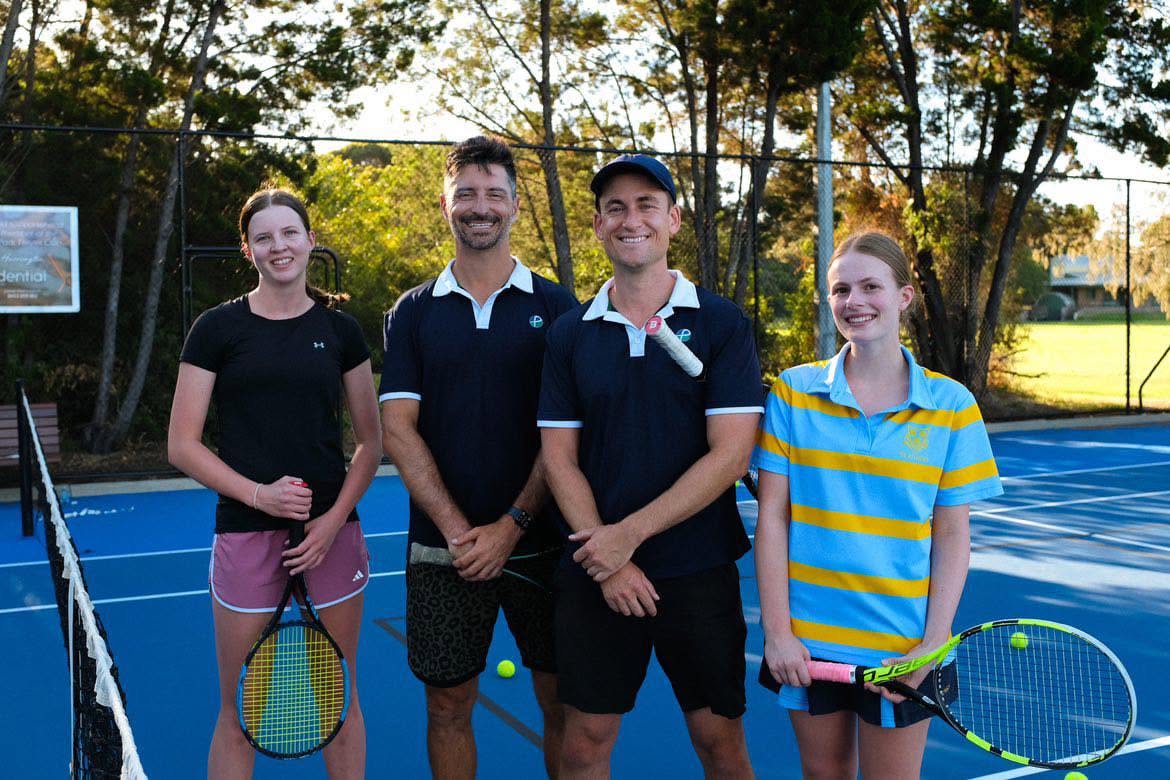 The Prime Tennis coaching team at Allen Park