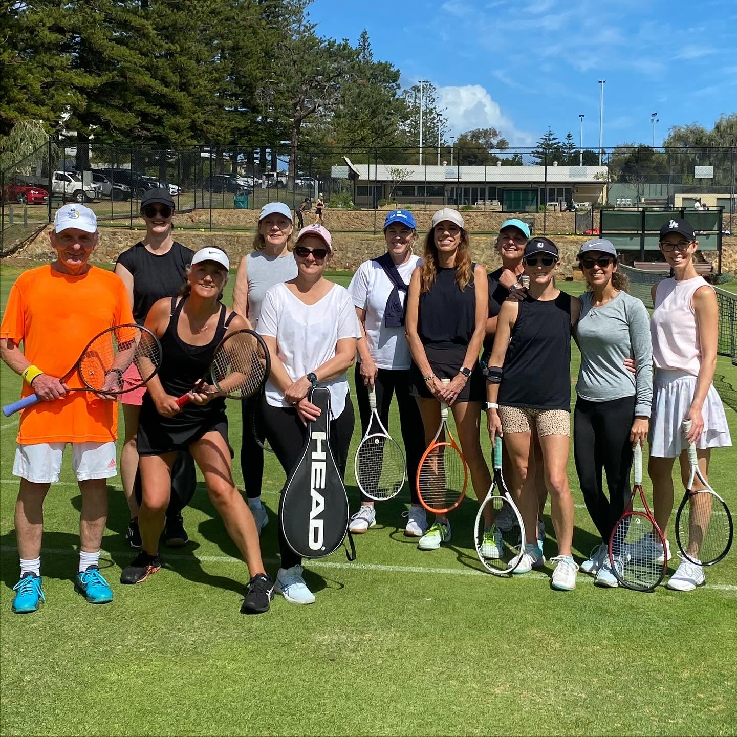 Tuesday social tennis group at Allen Park